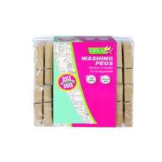 Bamboo Washing Pegs 70mm - Pack of 120's